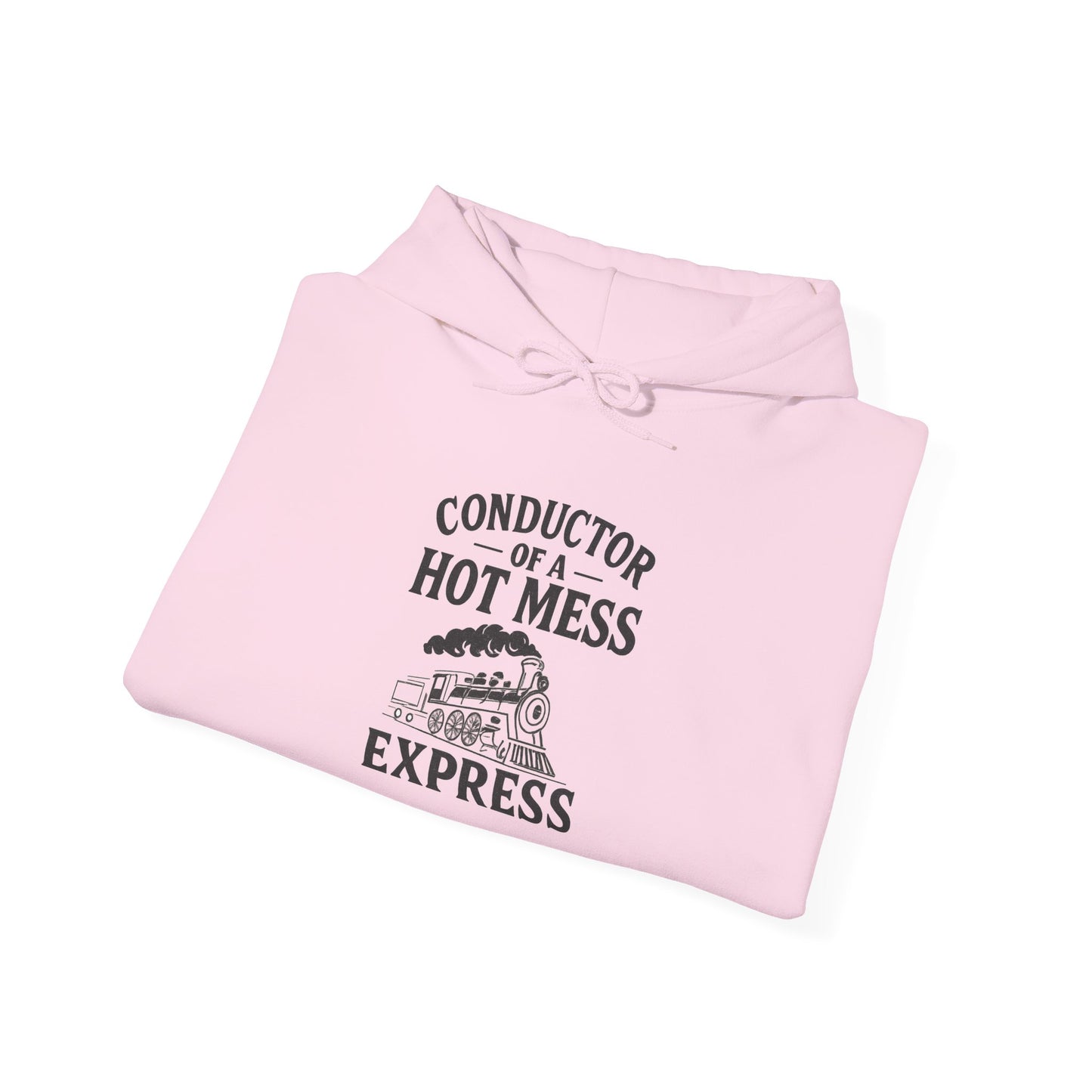 Conductor of a Hot Mess Express Hoodie, Funny Hoodie, Unisex Sweatshirt, Cozy Gift, Trendy Streetwear