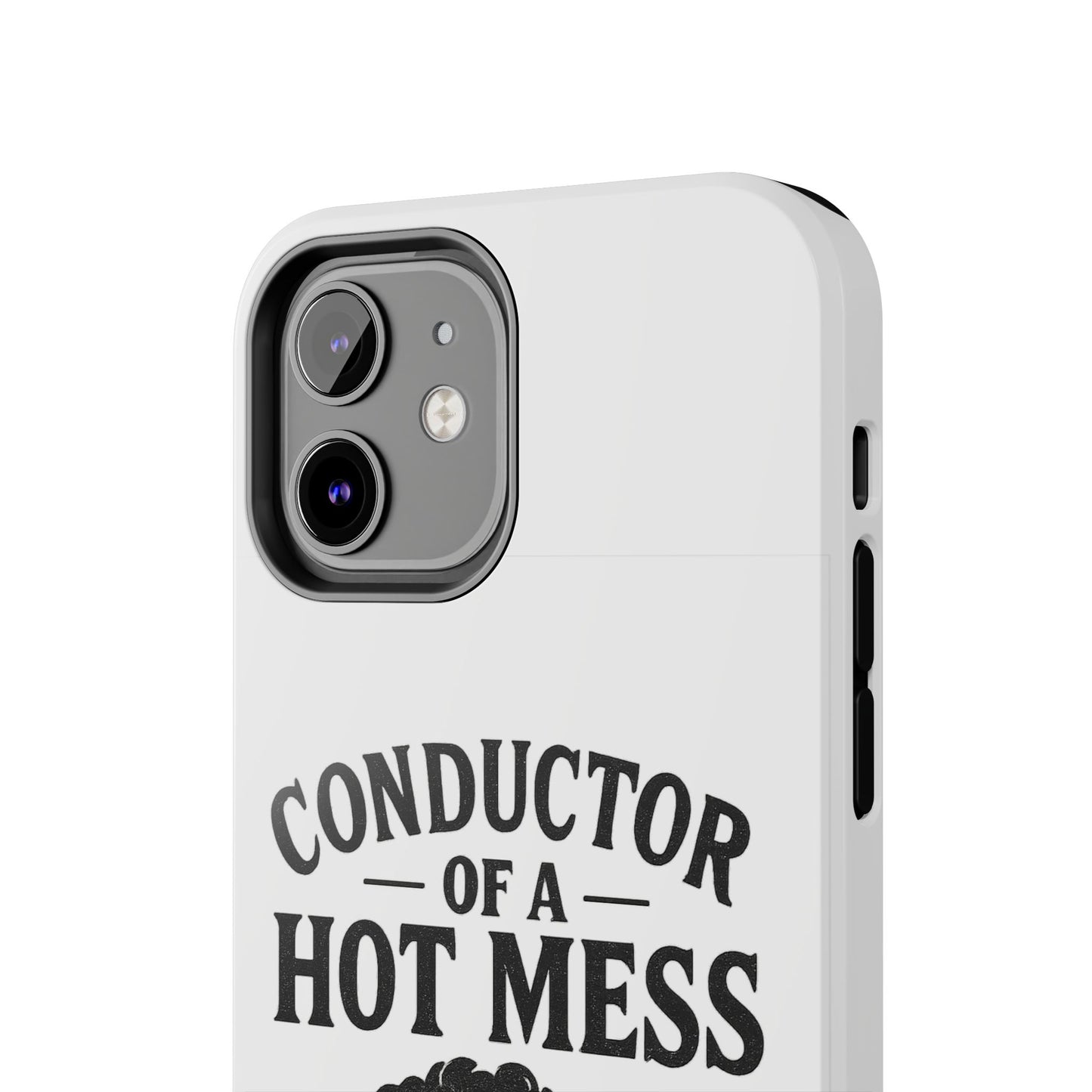 Train-Themed Tough Phone Case: Conductor of a Hot Mess Express, Unique Gift for Train Lovers, Funny Phone Cover, Travel Accessory, [...]