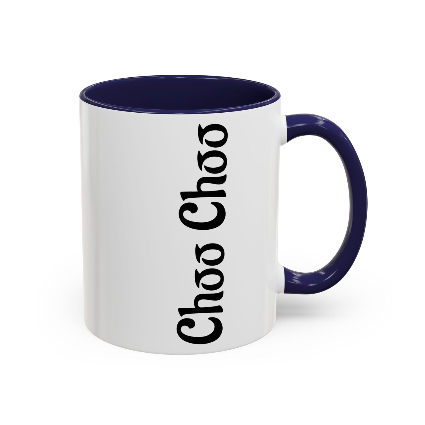 Charming Accent Coffee Mug, Fun Choo Choo Design, Perfect Gift for Train Lovers, Unique Home Decor, Cozy Coffee Time