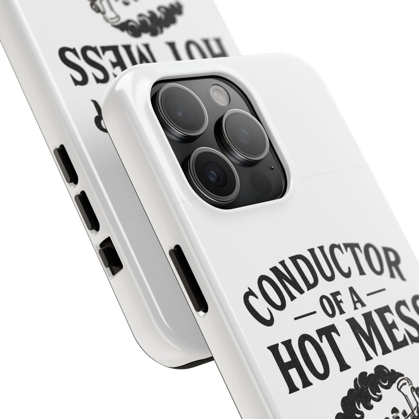 Train-Themed Tough Phone Case: Conductor of a Hot Mess Express, Unique Gift for Train Lovers, Funny Phone Cover, Travel Accessory, [...]