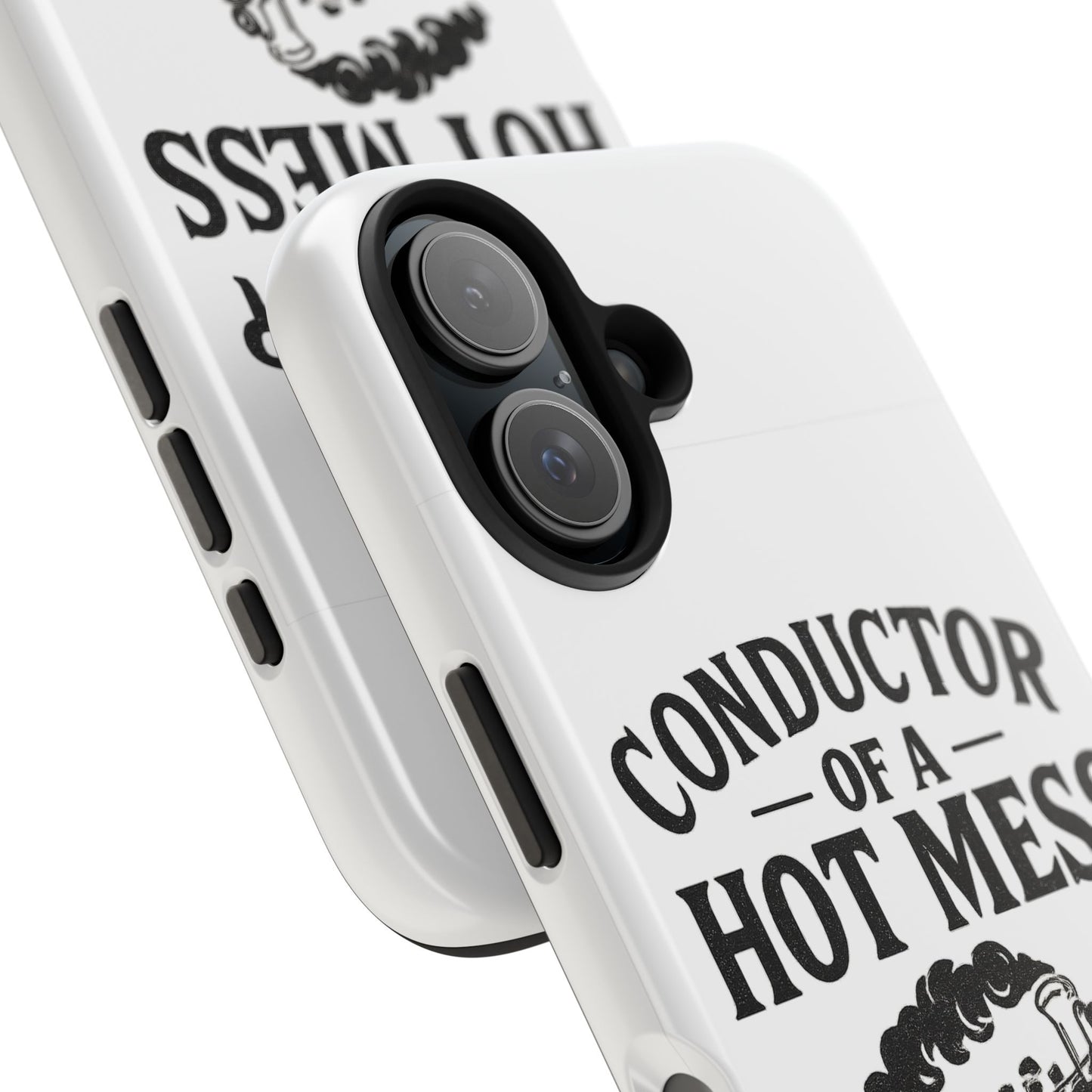 Train-Themed Tough Phone Case: Conductor of a Hot Mess Express, Unique Gift for Train Lovers, Funny Phone Cover, Travel Accessory, [...]