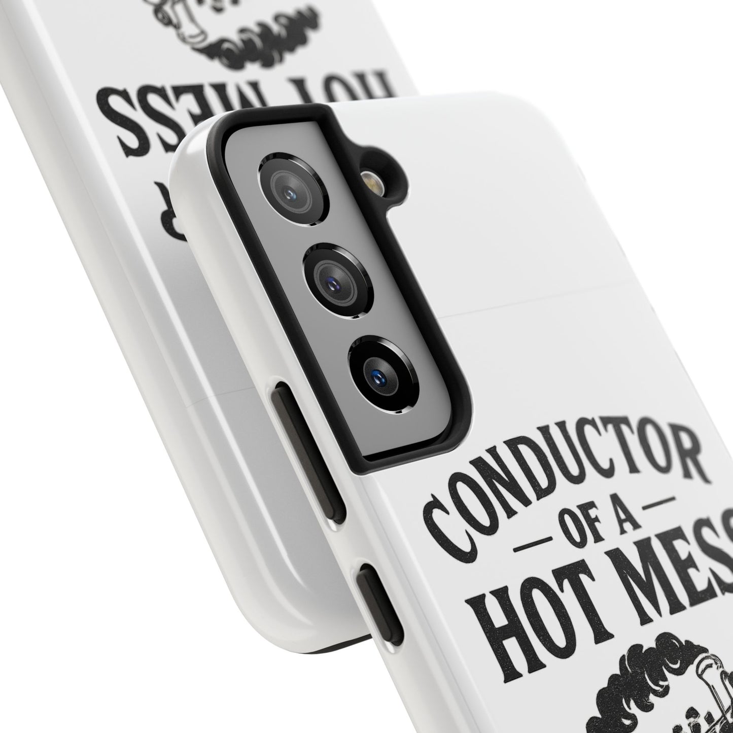 Train-Themed Tough Phone Case: Conductor of a Hot Mess Express, Unique Gift for Train Lovers, Funny Phone Cover, Travel Accessory, [...]