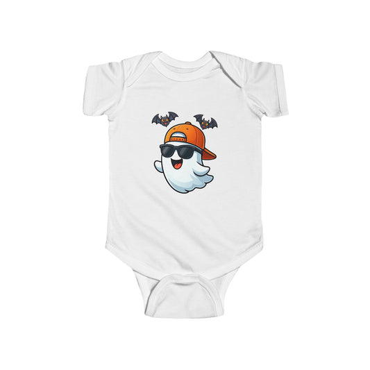 Cute Halloween Baby Bodysuit, Baby Ghost Outfit, Infant Costume, Halloween Costume, Toddler Halloween Wear, Spooky Infant Apparel