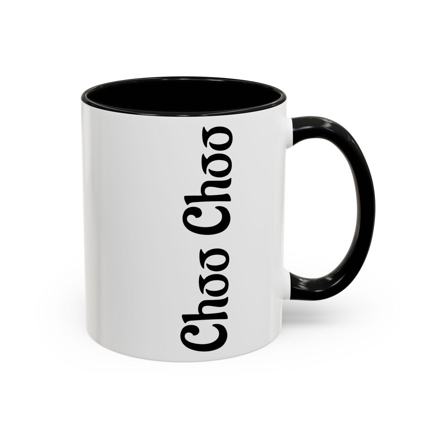 Charming Accent Coffee Mug, Fun Choo Choo Design, Perfect Gift for Train Lovers, Unique Home Decor, Cozy Coffee Time