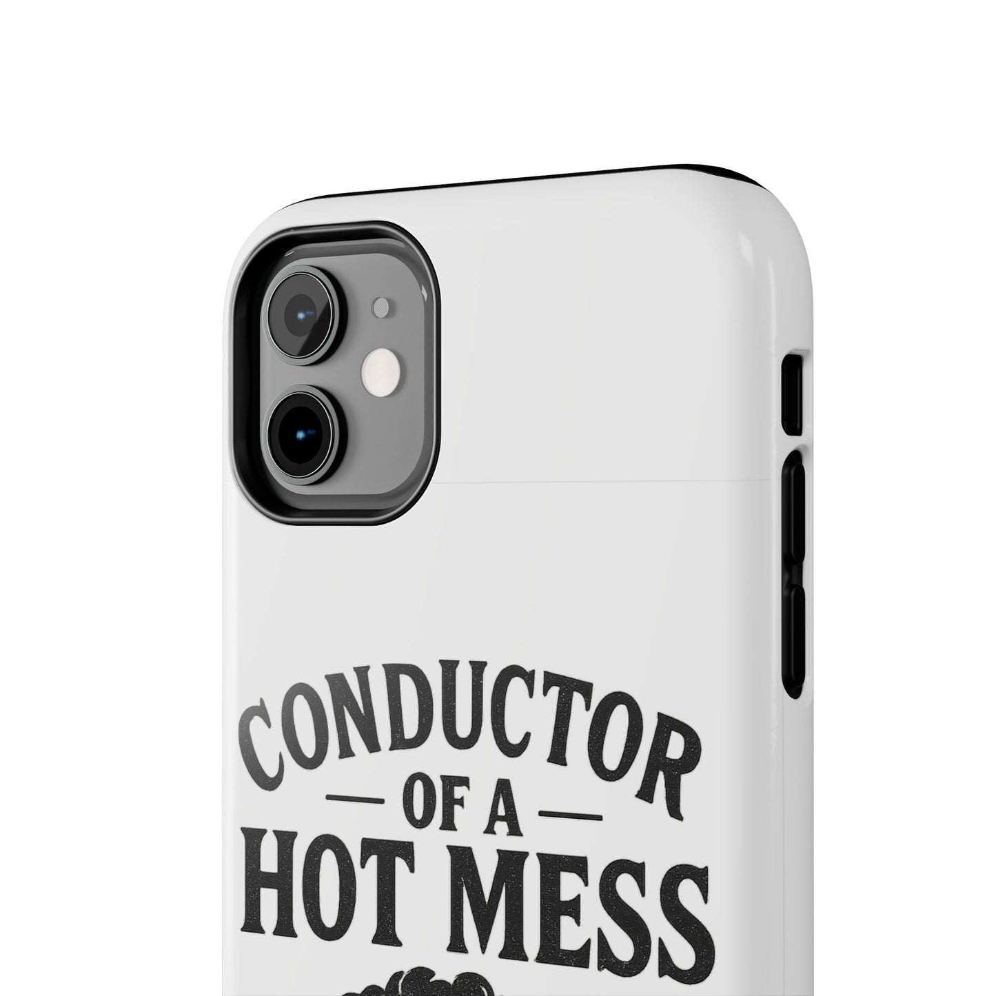 Train-Themed Tough Phone Case: Conductor of a Hot Mess Express, Unique Gift for Train Lovers, Funny Phone Cover, Travel Accessory, [...]