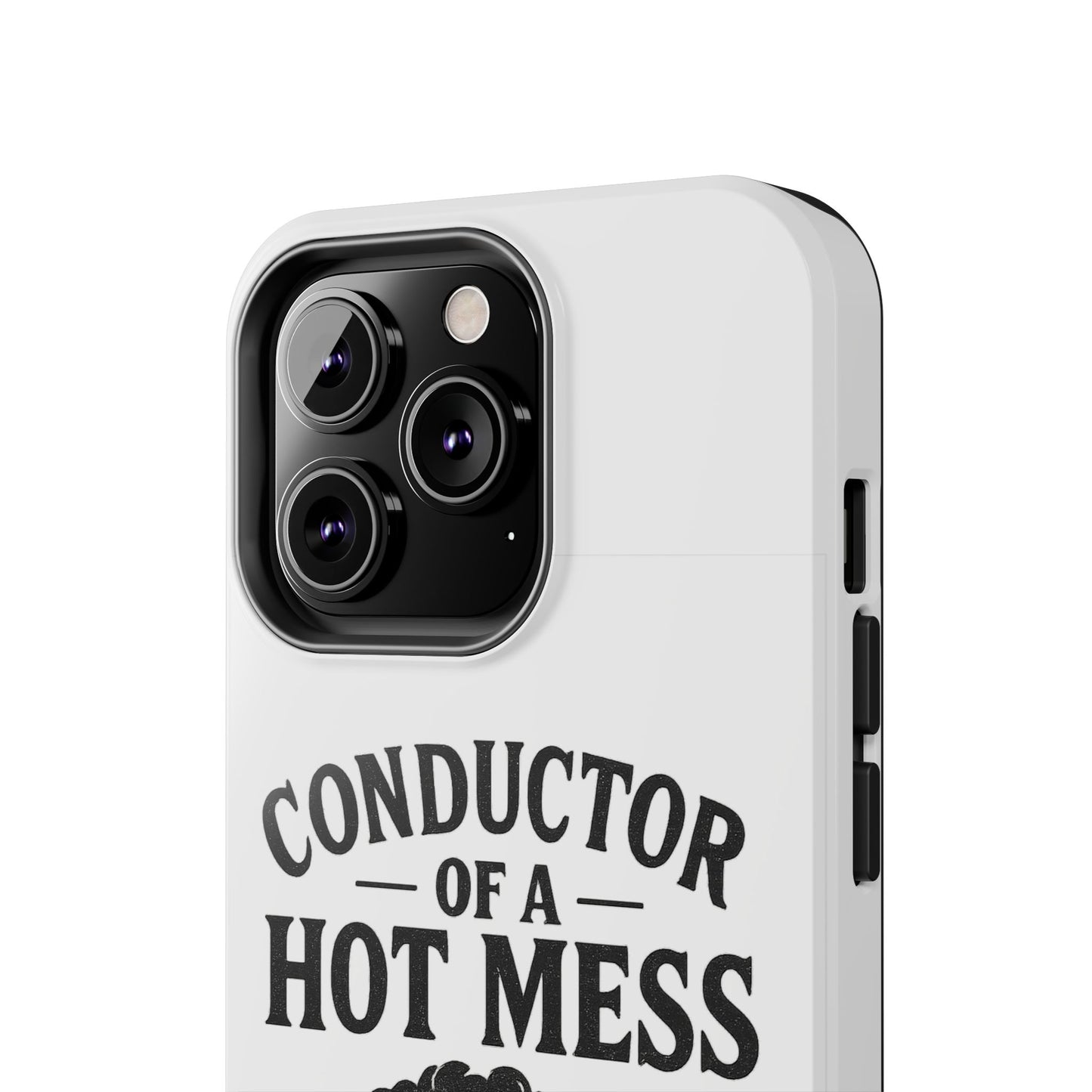 Train-Themed Tough Phone Case: Conductor of a Hot Mess Express, Unique Gift for Train Lovers, Funny Phone Cover, Travel Accessory, [...]