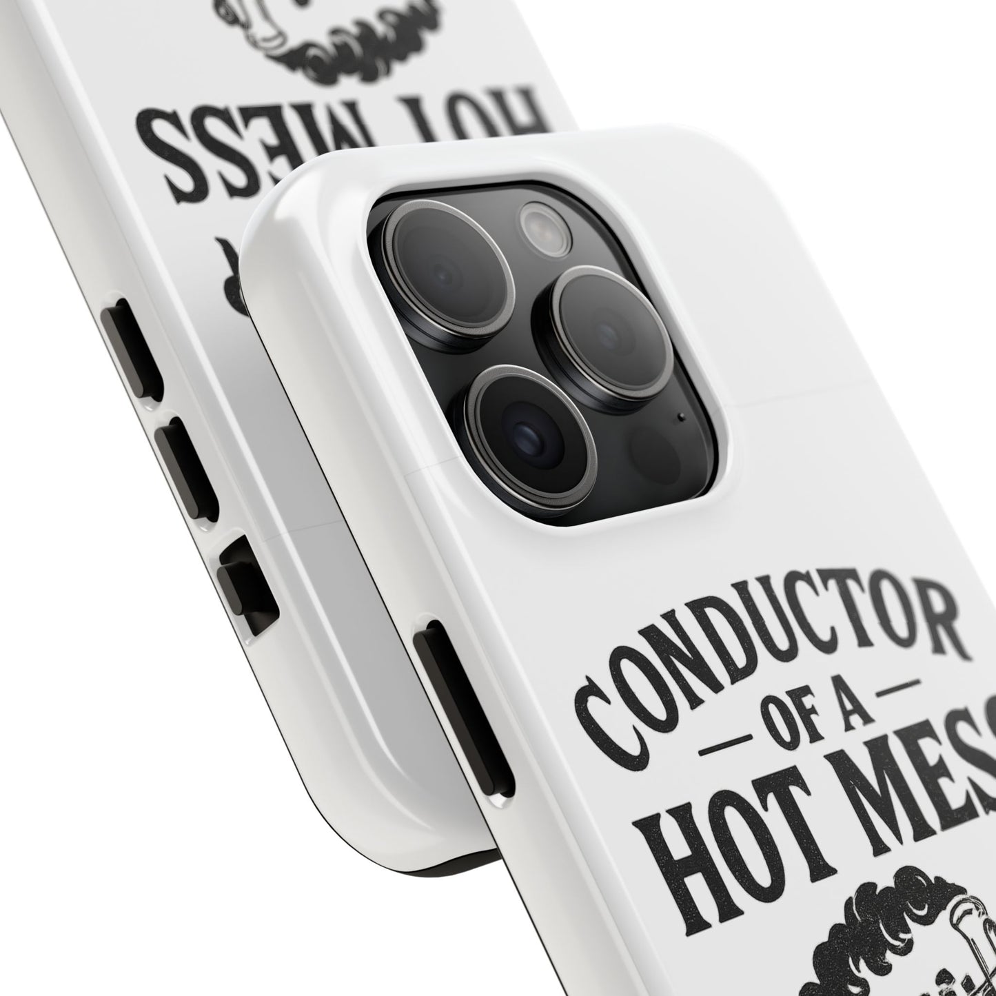 Train-Themed Tough Phone Case: Conductor of a Hot Mess Express, Unique Gift for Train Lovers, Funny Phone Cover, Travel Accessory, [...]