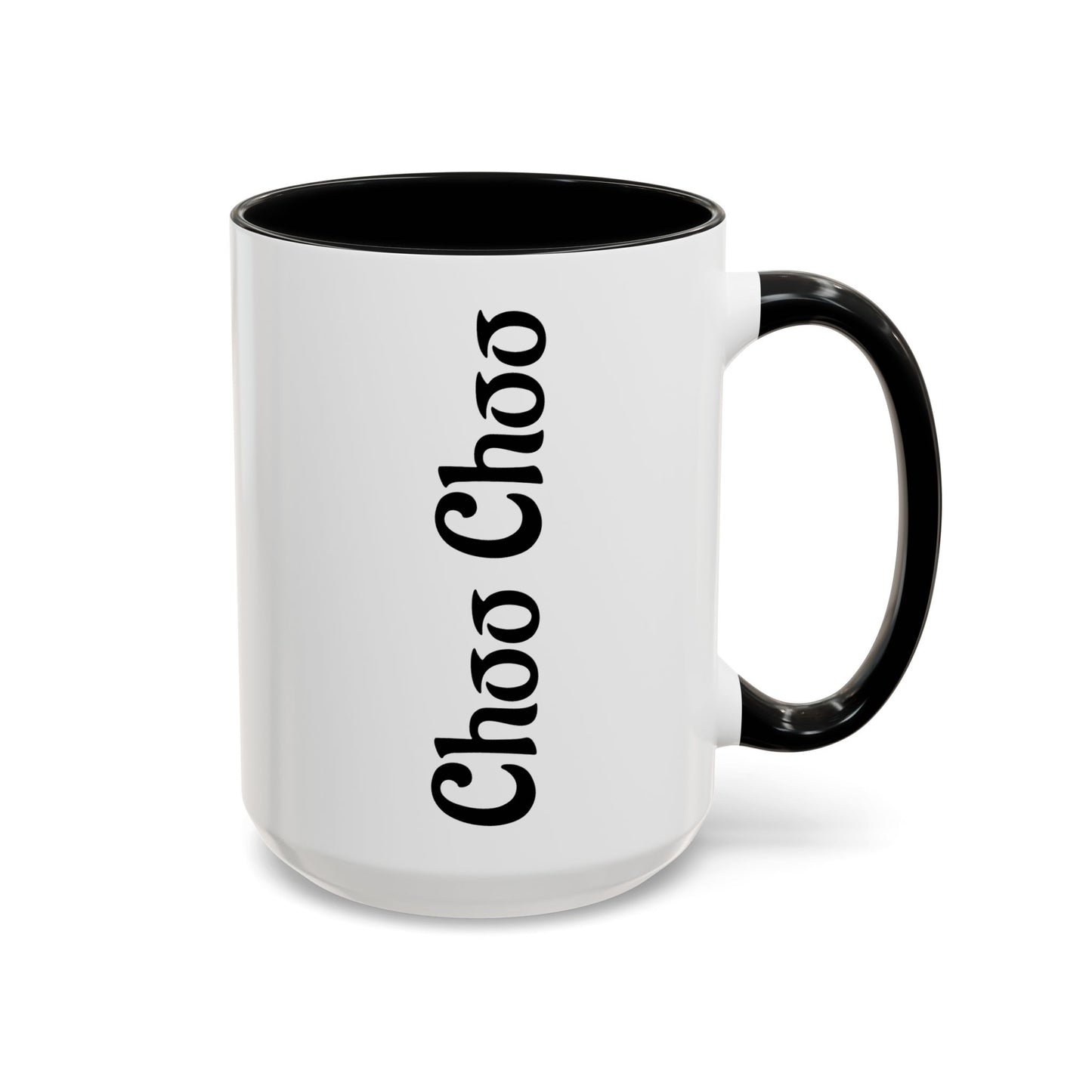 Charming Accent Coffee Mug, Fun Choo Choo Design, Perfect Gift for Train Lovers, Unique Home Decor, Cozy Coffee Time