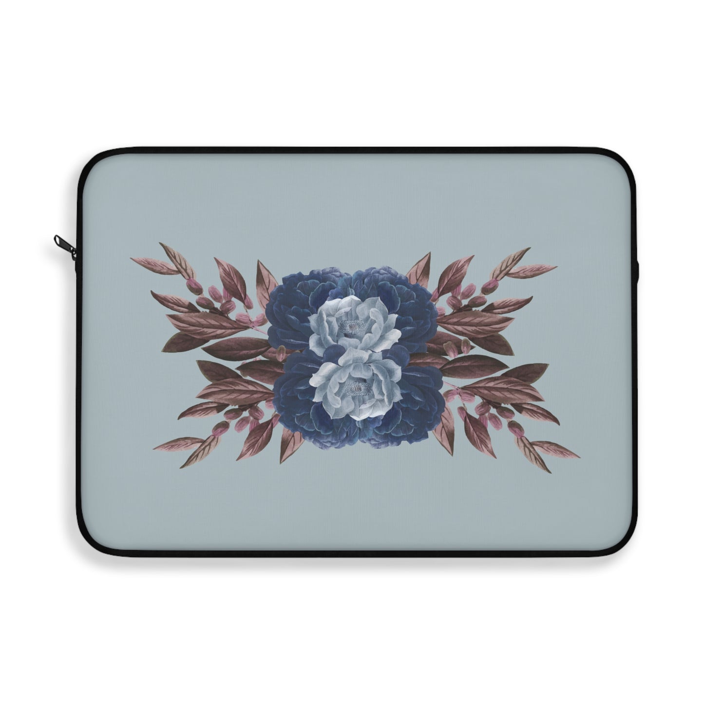 Floral Laptop Sleeve, Elegant Floral Design, Laptop Bag, Computer Case, Gift for Her, Back to School Essentials