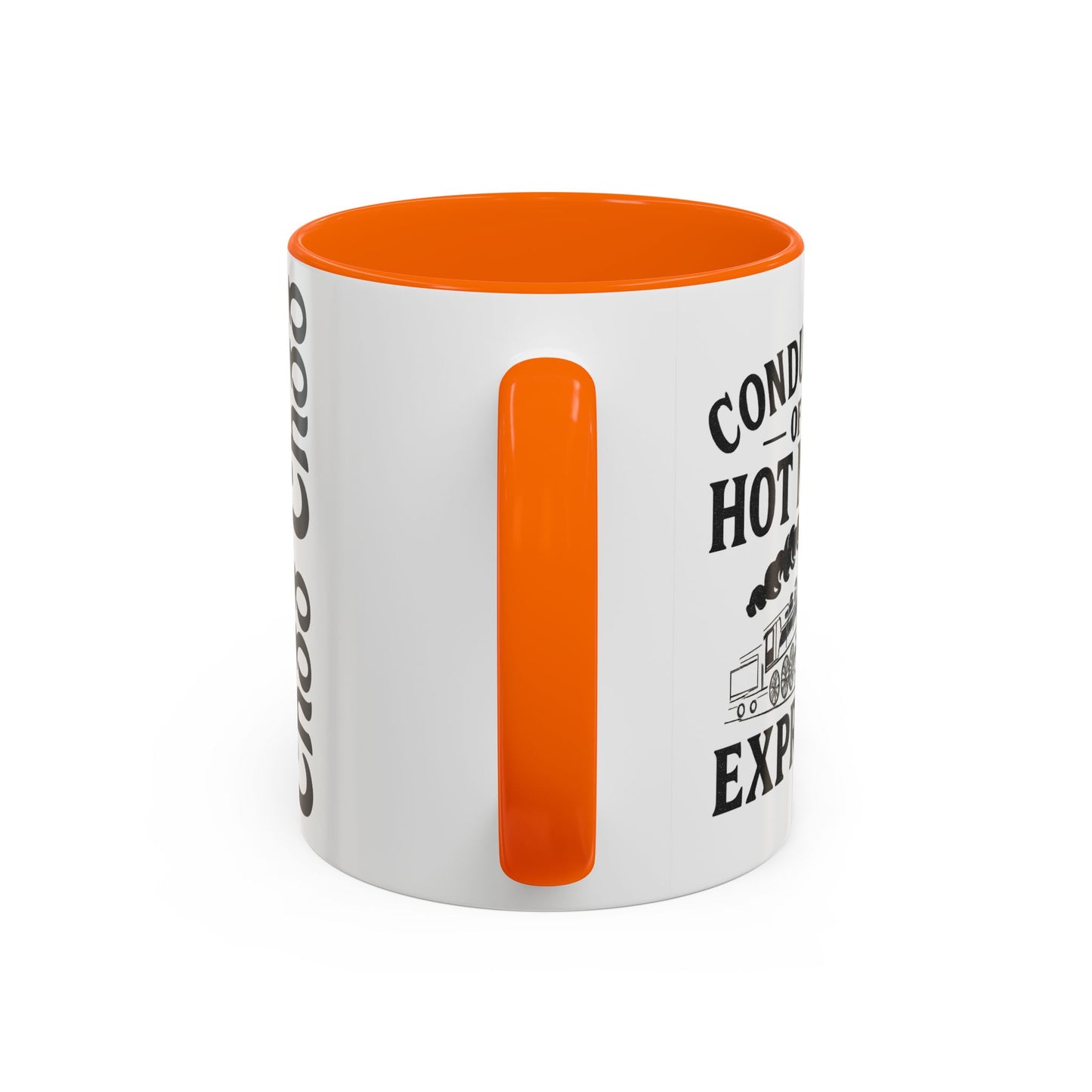 Charming Accent Coffee Mug, Fun Choo Choo Design, Perfect Gift for Train Lovers, Unique Home Decor, Cozy Coffee Time