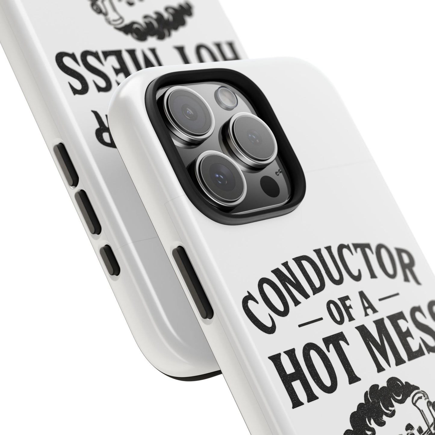 Train-Themed Tough Phone Case: Conductor of a Hot Mess Express, Unique Gift for Train Lovers, Funny Phone Cover, Travel Accessory, [...]