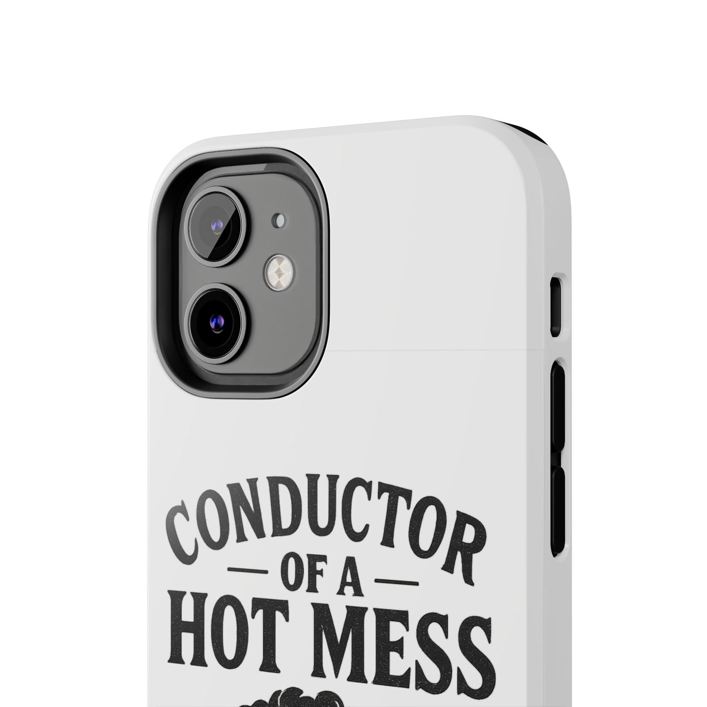 Train-Themed Tough Phone Case: Conductor of a Hot Mess Express, Unique Gift for Train Lovers, Funny Phone Cover, Travel Accessory, [...]