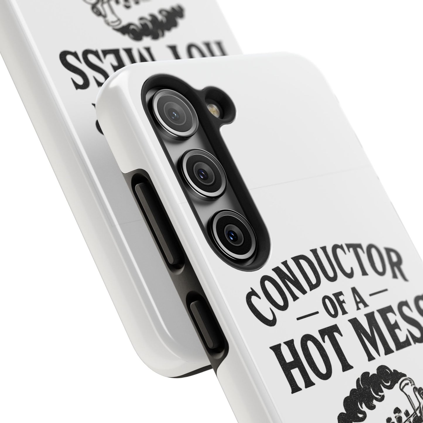 Train-Themed Tough Phone Case: Conductor of a Hot Mess Express, Unique Gift for Train Lovers, Funny Phone Cover, Travel Accessory, [...]