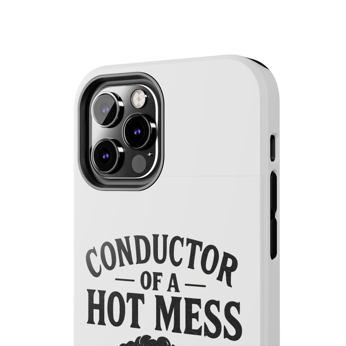 Train-Themed Tough Phone Case: Conductor of a Hot Mess Express, Unique Gift for Train Lovers, Funny Phone Cover, Travel Accessory, [...]