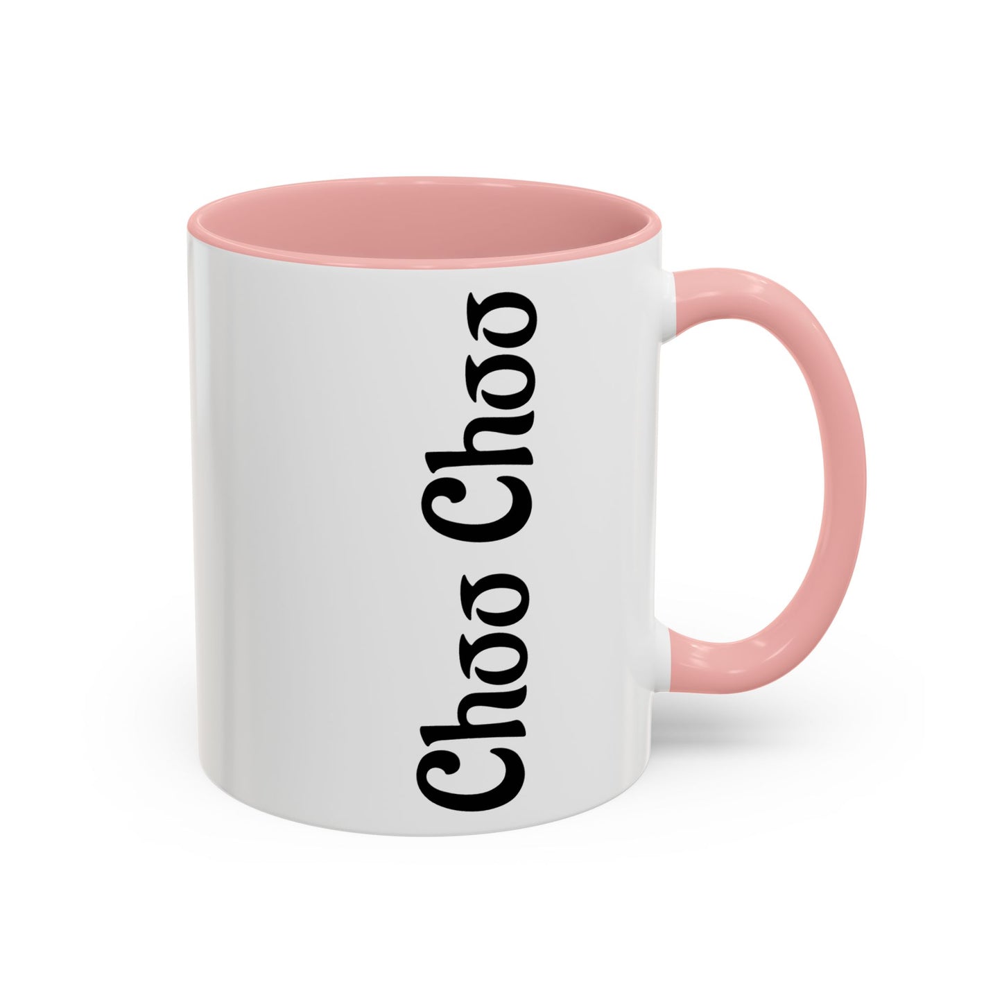 Charming Accent Coffee Mug, Fun Choo Choo Design, Perfect Gift for Train Lovers, Unique Home Decor, Cozy Coffee Time