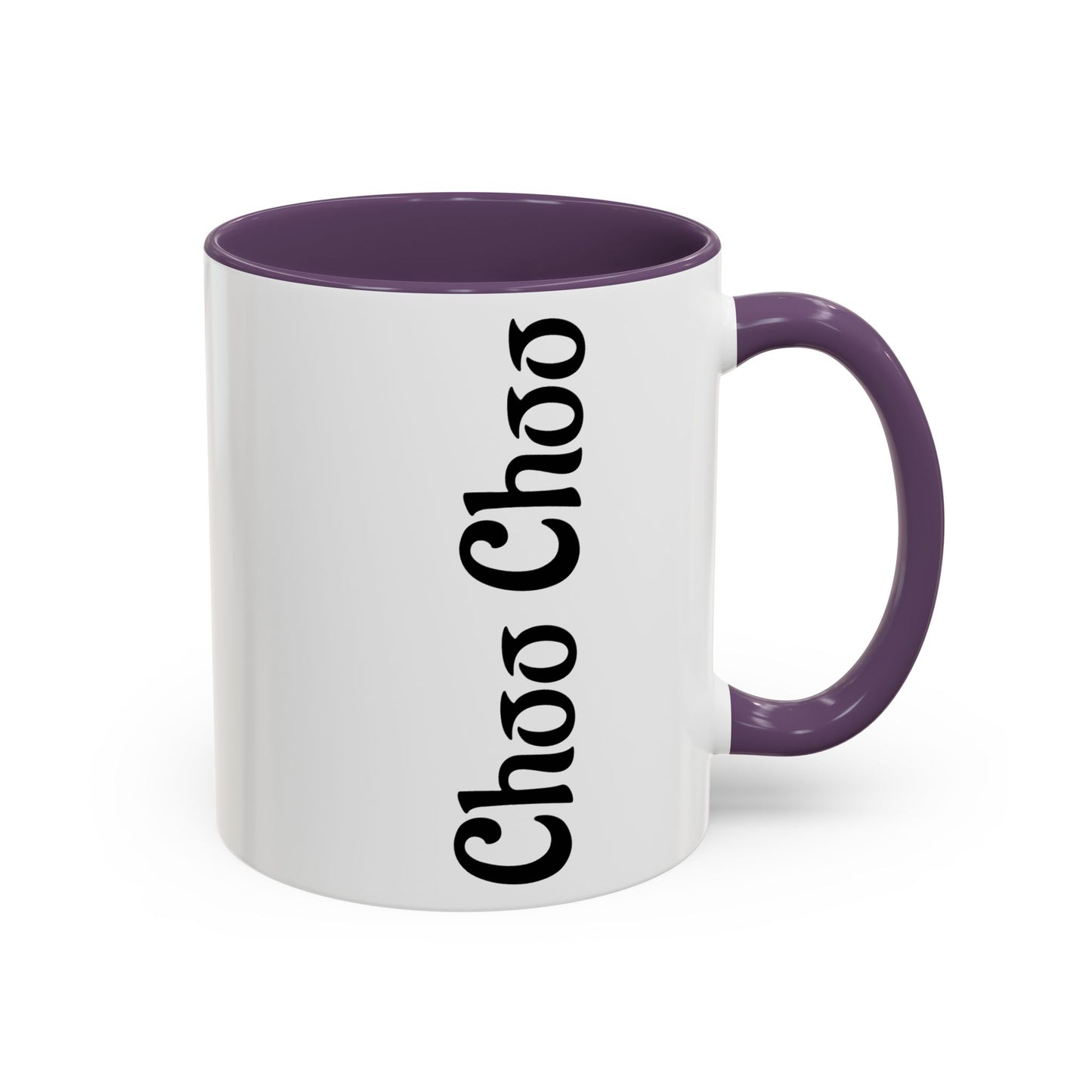Charming Accent Coffee Mug, Fun Choo Choo Design, Perfect Gift for Train Lovers, Unique Home Decor, Cozy Coffee Time