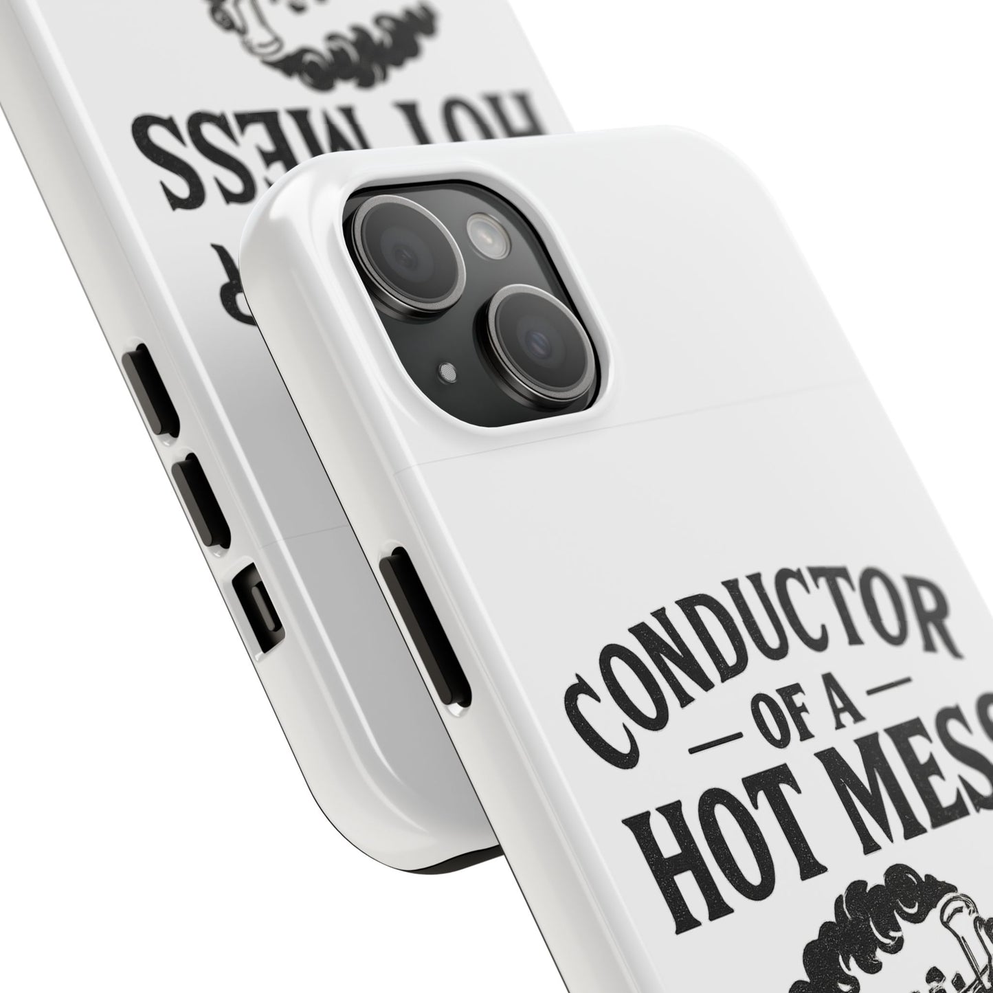 Train-Themed Tough Phone Case: Conductor of a Hot Mess Express, Unique Gift for Train Lovers, Funny Phone Cover, Travel Accessory, [...]