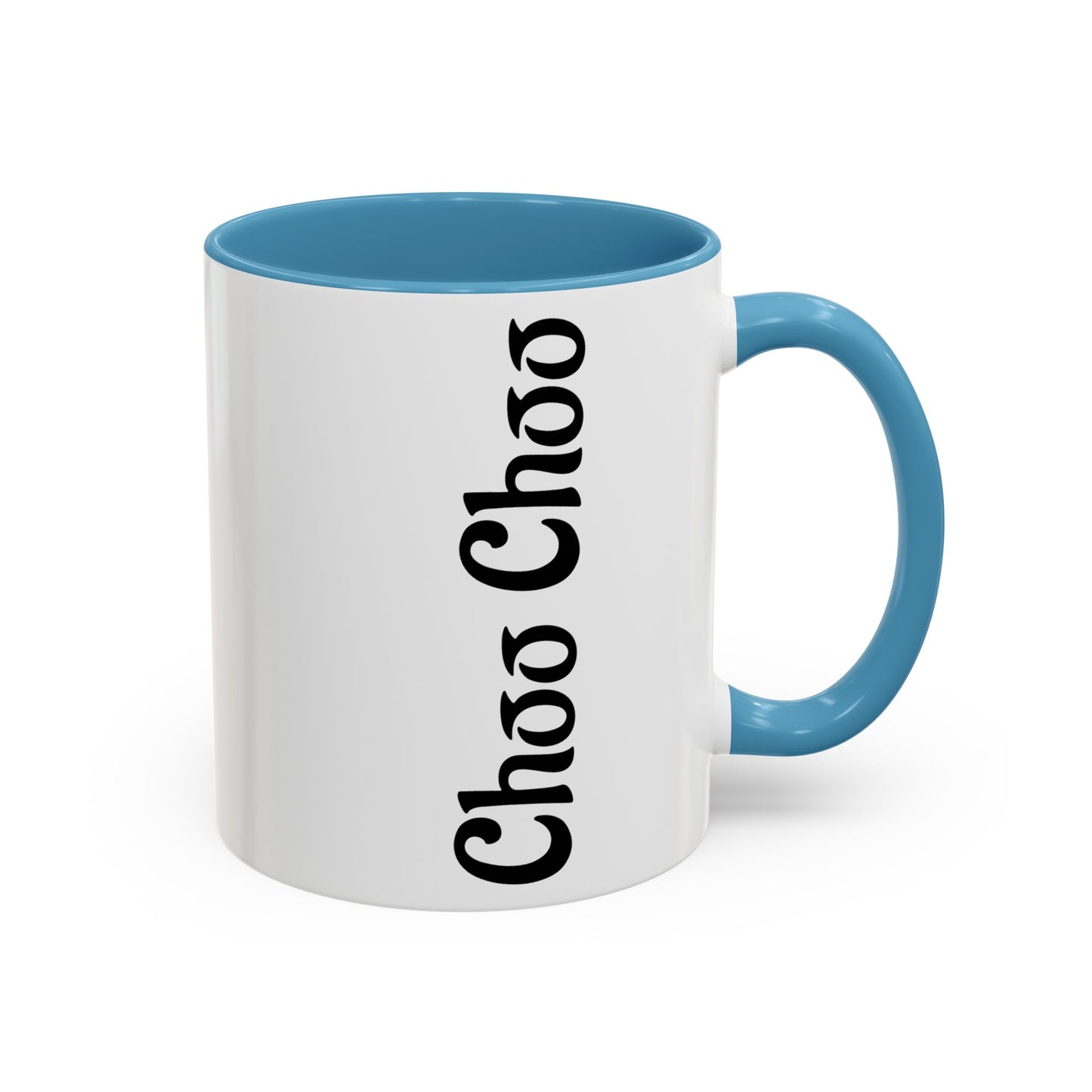 Charming Accent Coffee Mug, Fun Choo Choo Design, Perfect Gift for Train Lovers, Unique Home Decor, Cozy Coffee Time